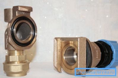 2 delar nackhåladapter