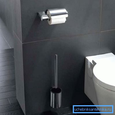 Tillbehör kan placeras på golvet eller fästas på väggen.