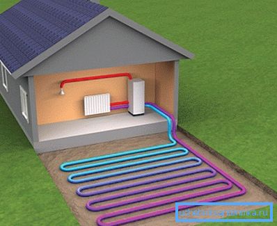 Alternativ uppvärmning av ett hus med värmepump