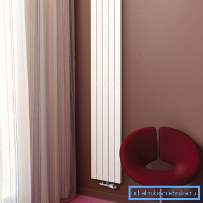 Bimetallisk vertikal radiator