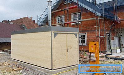 Blockmodulärt pannrum för behållare Blockmodulärt pannrum för behållare