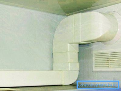 Hushålls PVC-rörventilation i köket Hushålls PVC-rörventilation i köket