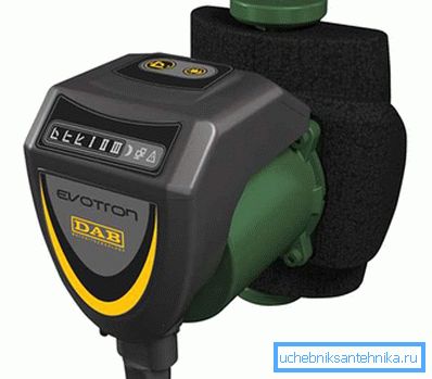 Hushållens energibesparande pump