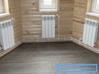 Ju större rummet är, ju mer radiatorsektioner behövs för att värma det.