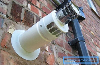Koaxial skorsten