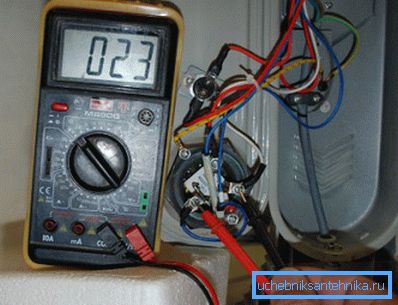 Diagnostik TENA med en ohmmeter.