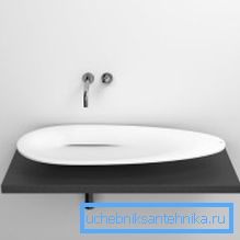 Designer hängande diskbänk utan kranhål
