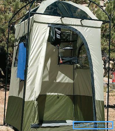 Camping dusch tält