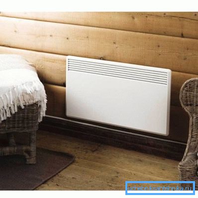 Elektrisk väggpanelens konvektionstyp.