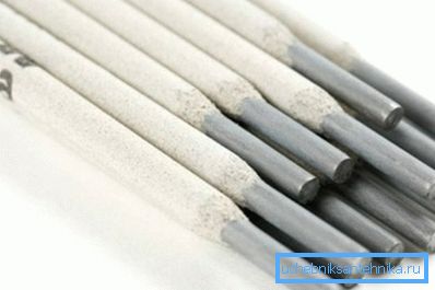 Elektroder för att arbeta med rostfritt stål