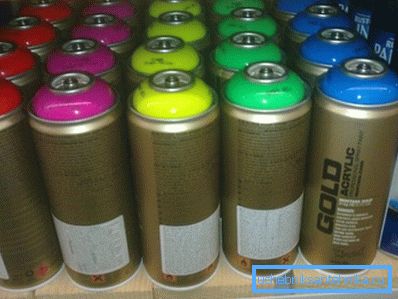 Ett annat effektivt alternativ är att använda graffiti sprayburkar.