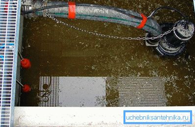 Fecal pump i gropen