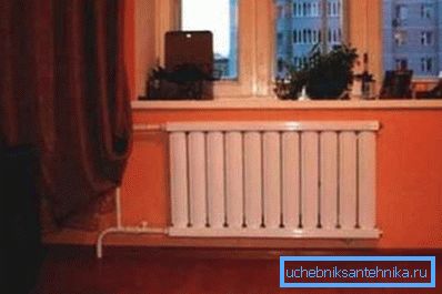 Foto av batteriet i lägenheten.