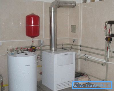 Foto av systemet installerat i ett separat rum