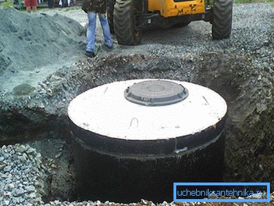 874 Förseglad grop av betongringar