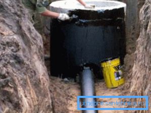 Tätning brunnar avlopp bitumen mastic