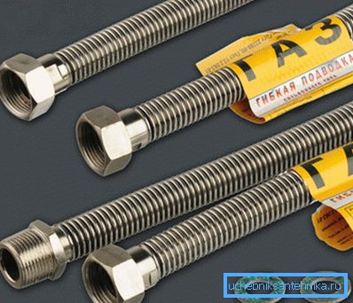 Rostfritt stål Flexibel Gas Corrugated Pipe