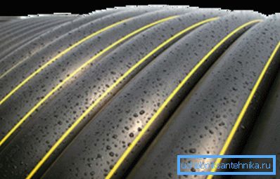 Flexibel polyeten med liten diameter.
