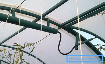 Hydrauliskt system för automatisk ventilation av växthus