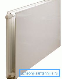Hygienisk värmepanel med slät stålskärm