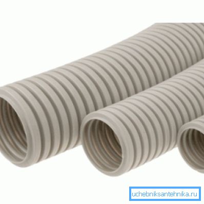 Korrugerad PVC-rör