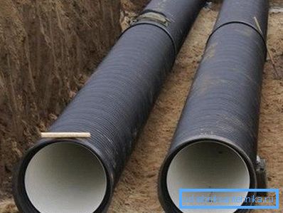 Korrugerad PVC utomhus avloppsrör