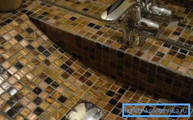 Mosaic Finished Sink - DIY Hand Made Mosaic Finished Sink - DIY Hand Made