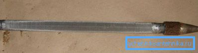 Needle för Abyssinian well med ett filter. Needle för Abyssinian well med ett filter.