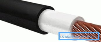 Kabel för användning i svåra förhållanden med hög luftfuktighet vid hög djup, måste skyddas av minst två lager av isolering