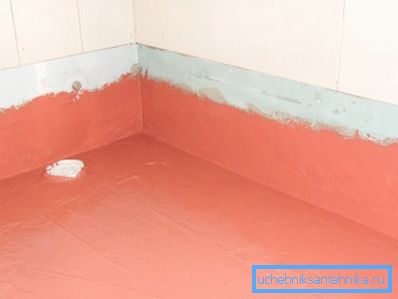 Hur är vattentätning golvet i duschen utan pallpolymermaterial Hur är vattentätning golvet i duschen utan pallpolymermaterial