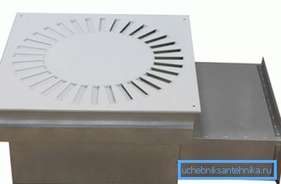 Den statiska tryckkammaren fördelar luftflödet över hela nätområdet.