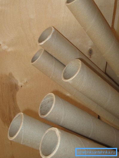 Linoleum kartongrör