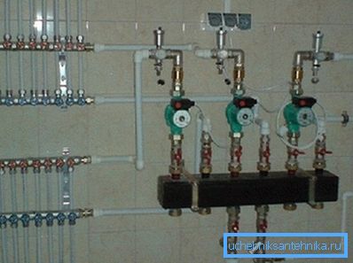 Samlingsschema över värmesystemet Samlingsschema över värmesystemet