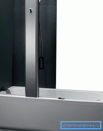 Kombinerad dusch 180 med 80 kombinerar bad och dusch i en design