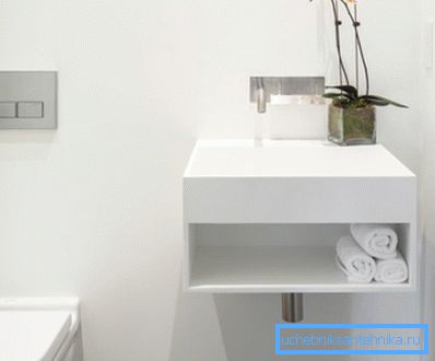 Kompakt handfat 30x30 för små badrum