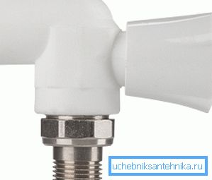 Kulventil för polypropenvärmesystem. Kulventil för polypropenvärmesystem.