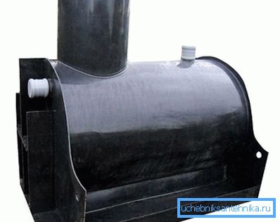 Horisontell septisk tankmolekyl