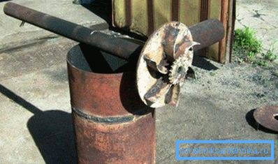 Impeller med blad.