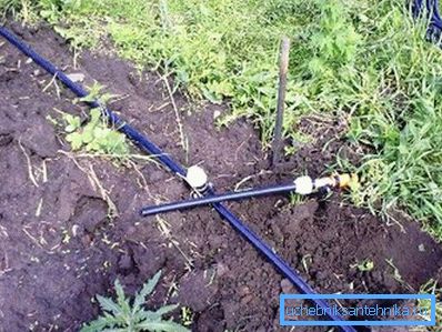 Linje av HDPE-rör. Linje av HDPE-rör.