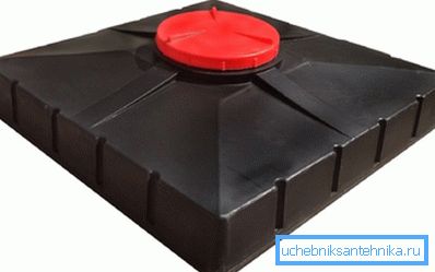 Det är bättre att använda en specialtank, priset är inte så högt.