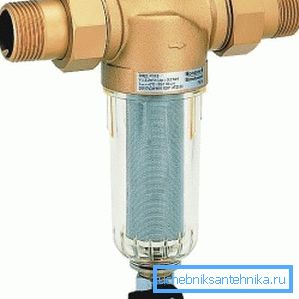Mekaniska huvudfilter för vattenrening från en brunn Mekaniska huvudfilter för vattenrening från en brunn