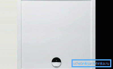 Litet duschbricka.