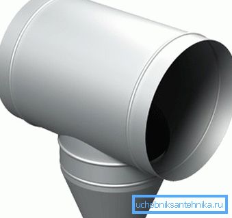 Metallisk kondensatavtappning från ventilation GTO-OK