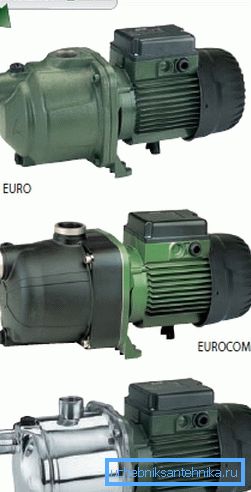 Multistage centrifugal självpumpande pump.