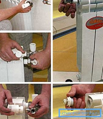 Installation av aluminium radiatorer är ganska enkelt.