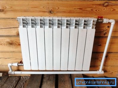 Installation av bimetallic värmeanordning i ett privat hus kan göras med hand