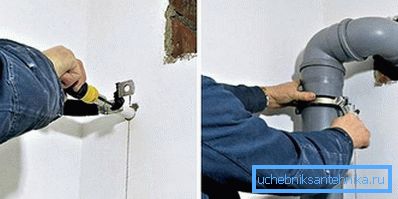 Klämmontering och rörmontering
