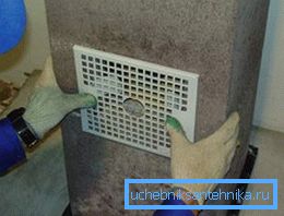 Installation av ventilationsgaller är en enkel sak.