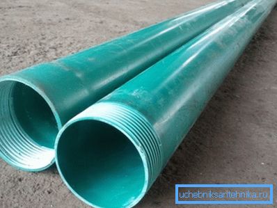 På bilden - idealiska gängade anslutningar på PVC-U-produkter.