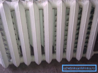 I bildgjutjärnens radiator